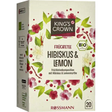 Organic fruit tea hibiscus lemon