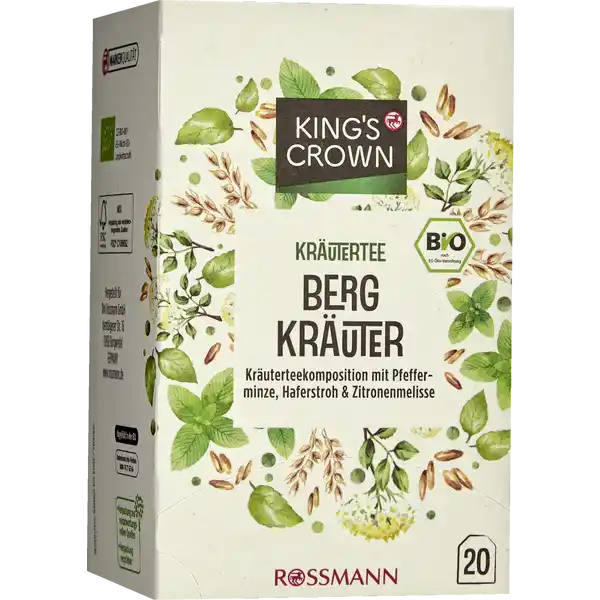 Organic herbal tea mountain herbs - 20 pc