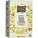 Organic herbal tea ginger, lemon & manuka - 20 pc