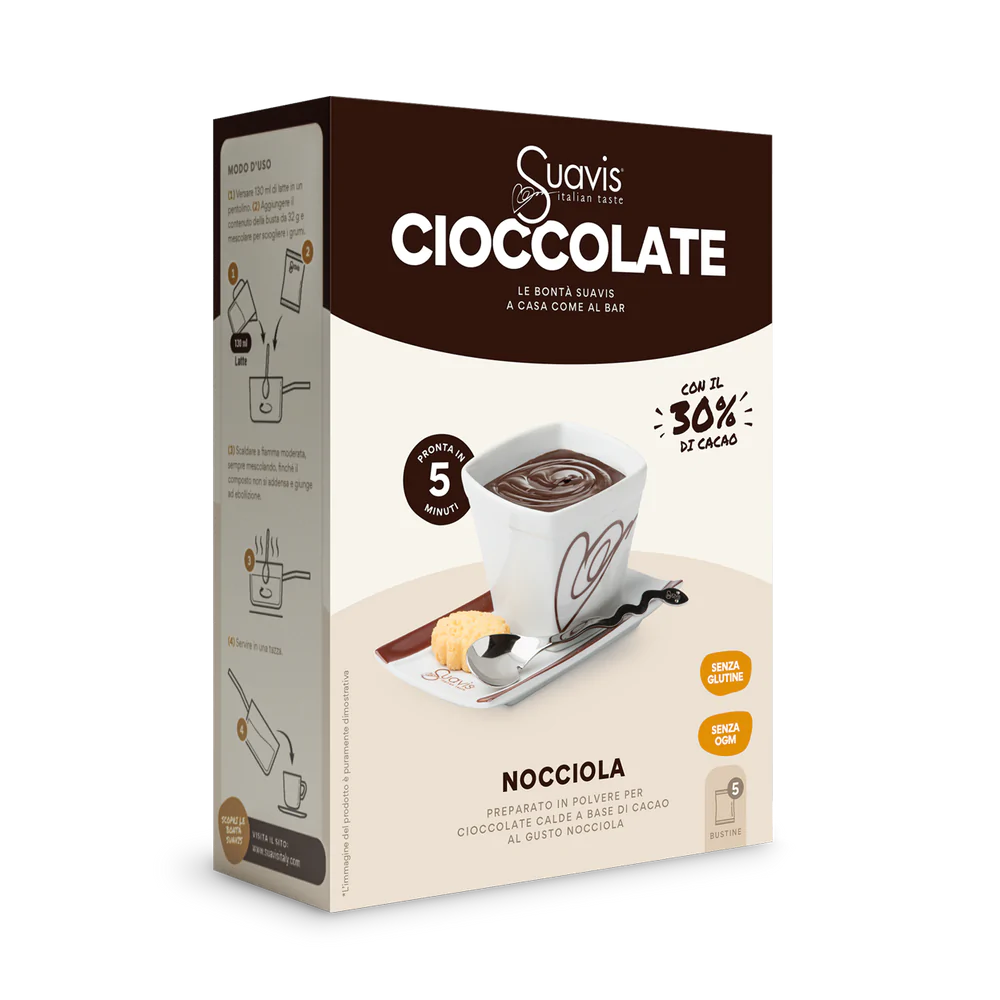 SUAVIS LE CIOCCOLATE MONO NOCCIOLA 160 g (5 X 32 g) –