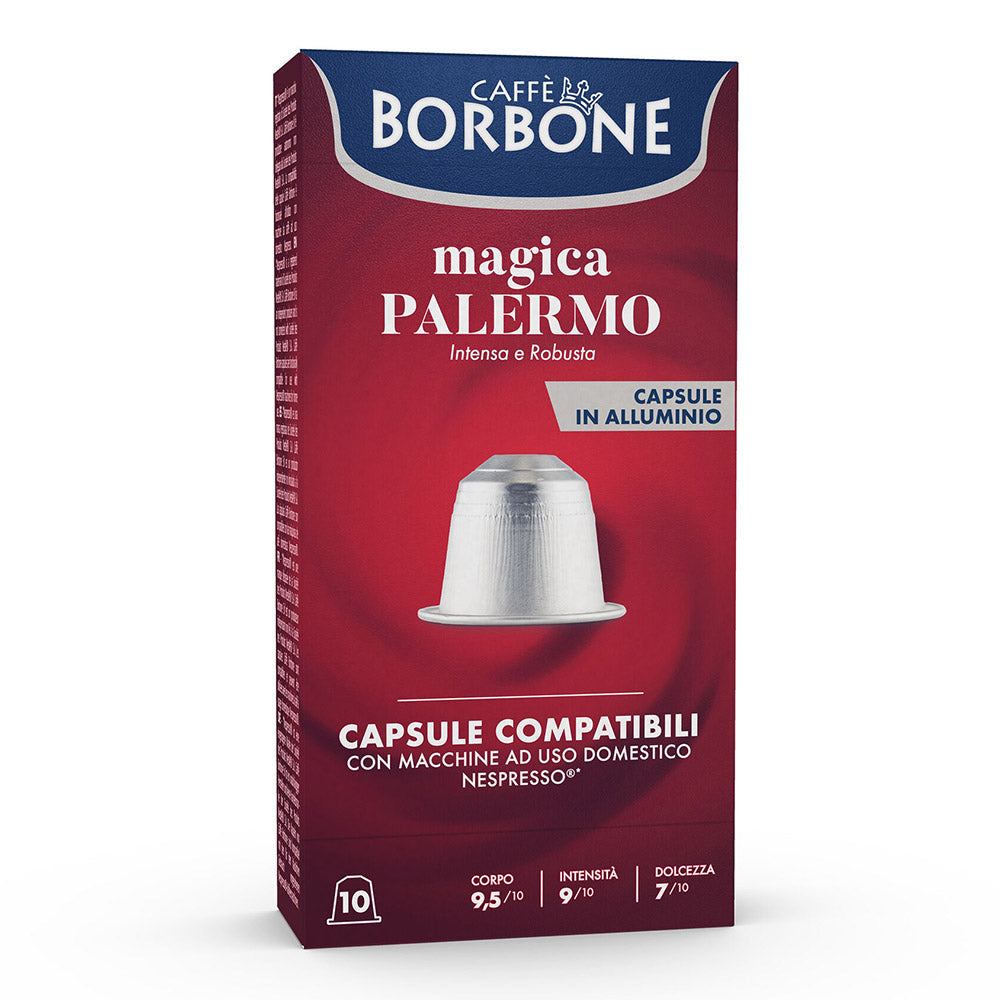 BORBONE - Nespresso - Caffè - Magica Palermo - Conf. 10 –