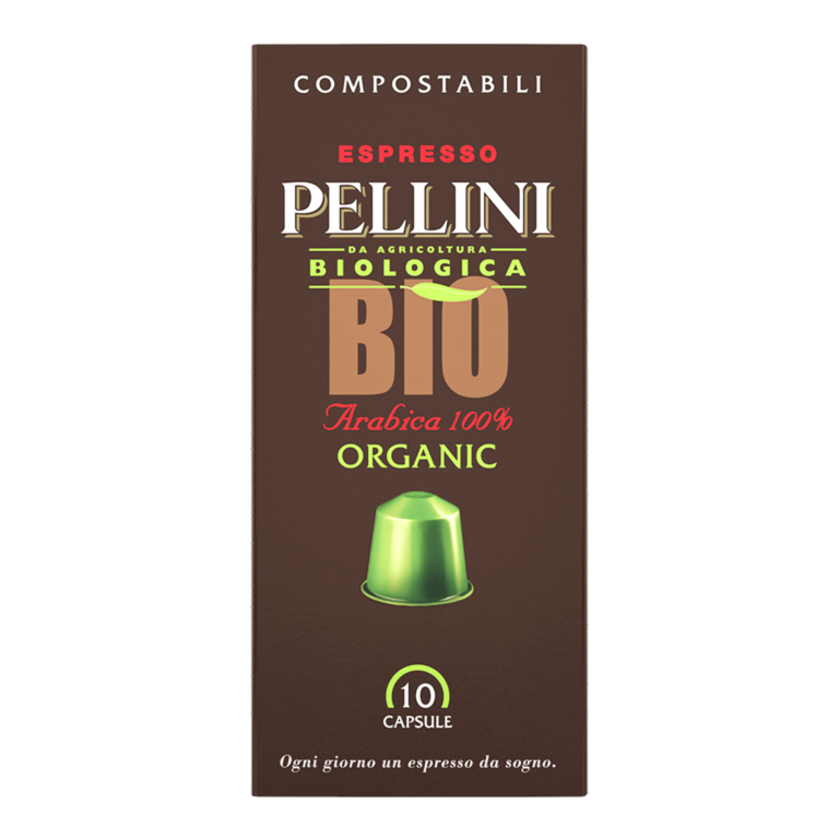 Pellini Bio Arabica compostable Nespresso Capsules.ge