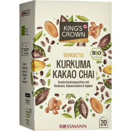 Organic Spice & Herbal Teas Turmeric-Cocoa-Chai - 20 pc