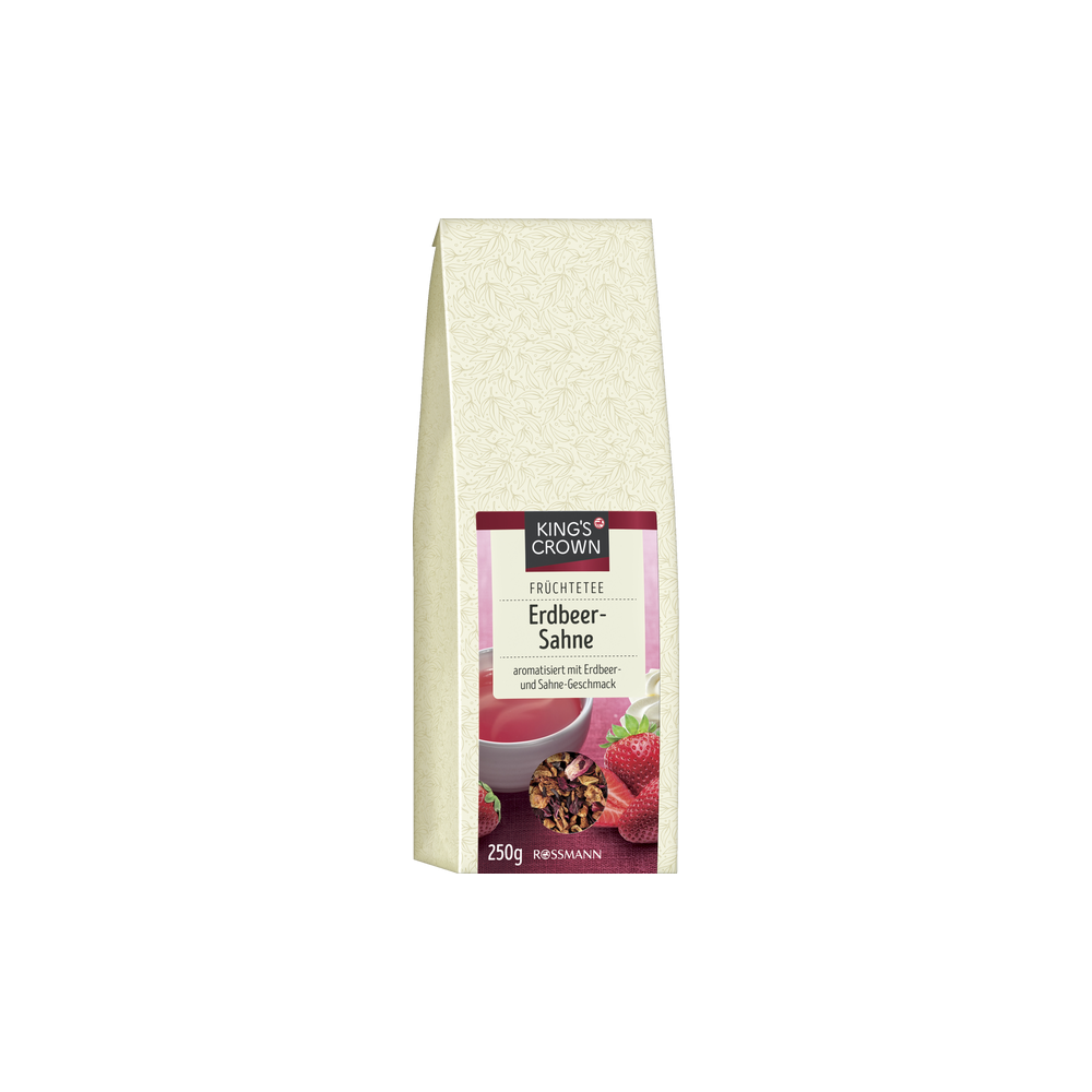 Fruit tea strawberry cream - 250 gr