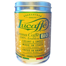 Load image into Gallery viewer, LUCAFFEE  TIN 250 GR CAFFE&#39; BIO COFFEE BEANS