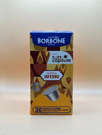 BORBONE - Nespresso Alluminio - Caffè - Inferno - Conf. 30