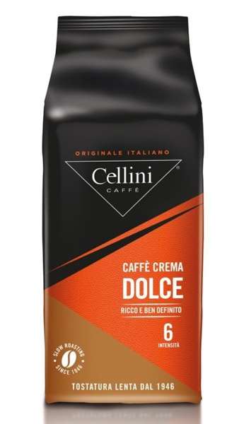 CAFFE'CELLINI-Beans- CREMA DOLCE - 1000 G