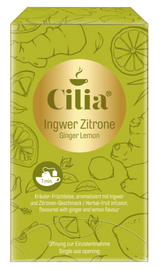 Cilia® Ginger-Lemon - ჩაი 20