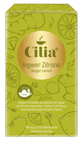 Cilia® Ginger-Lemon - ჩაი 20