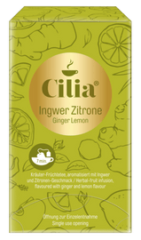 Cilia® Ginger-Lemon - ჩაი 20