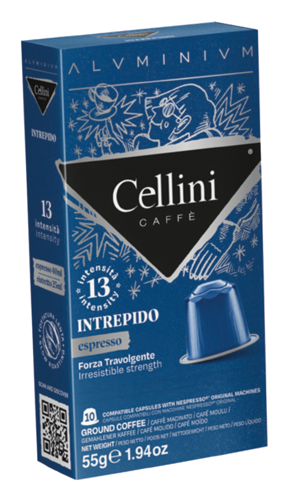 CELLINI Nespresso - INTREPIDO (10Caps Alluminio)