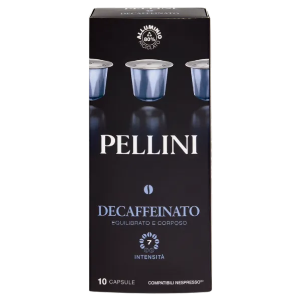 Pellini Decaffeinato - Aluminum Capsules 10pc