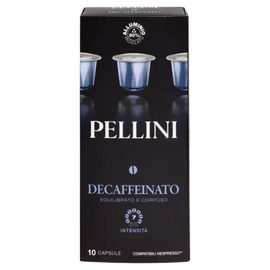 Pellini Decaffeinato - Aluminum Capsules 10pc