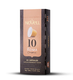 NOVELL -Nespresso -ROMA CREMA-  10 pc