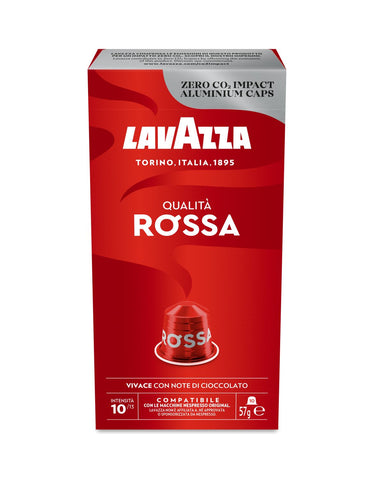 LAVAZZA - Nespresso - Caffè - Qualità Rossa Alluminio - Conf. 10