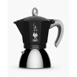 BIALETTI - Caffettiera Moka - Moka Induction 4 tazze Black 160ml