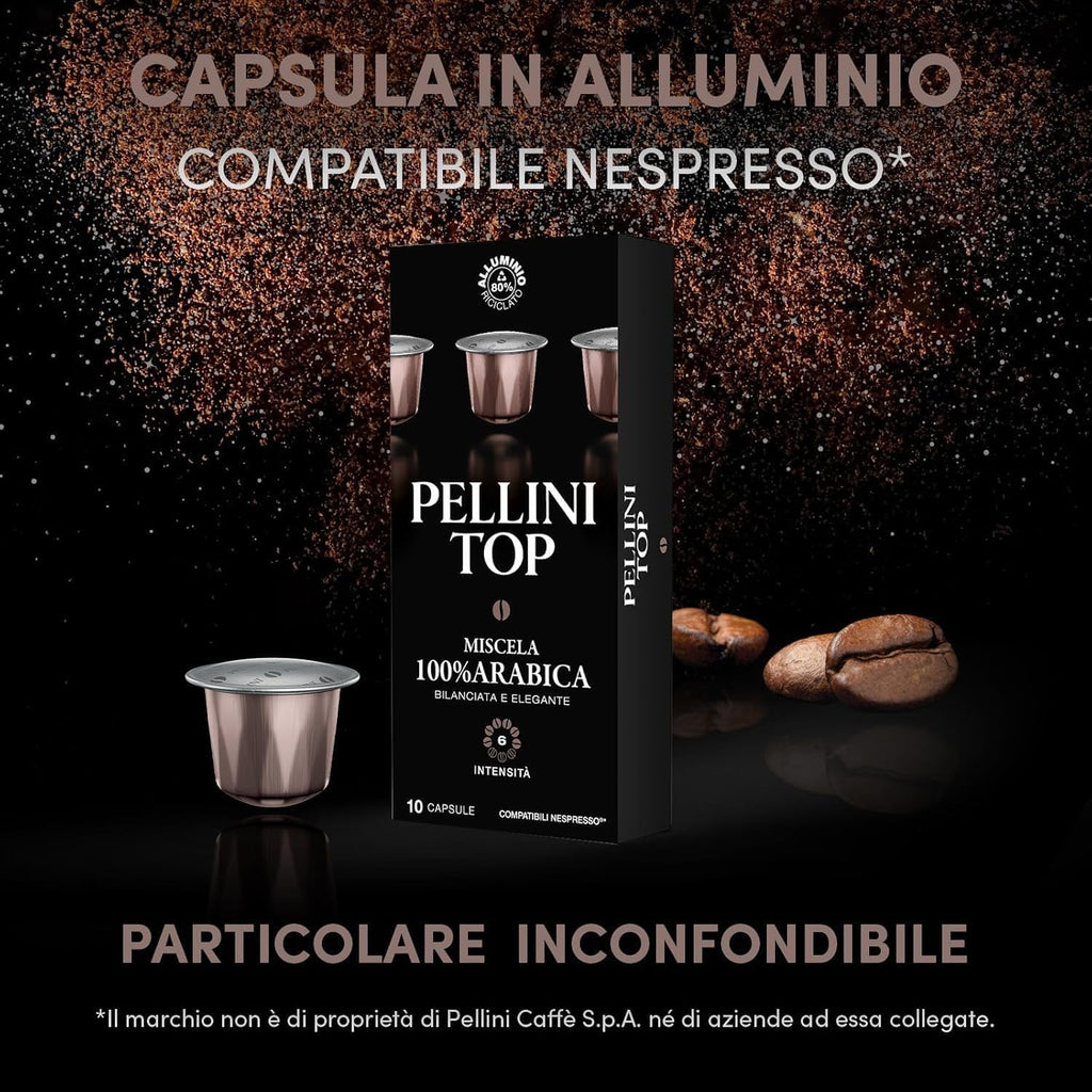 Pellini Top- Aluminum Capsules 10pc