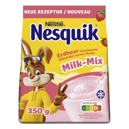 NESQUIK 350G CHOCOLATE DRINK STRAWBERRY