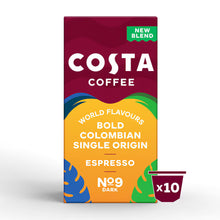 Load image into Gallery viewer, COSTA 10CAPS. NESPRESSO COLOMBIAN SINGLE ORIGIN