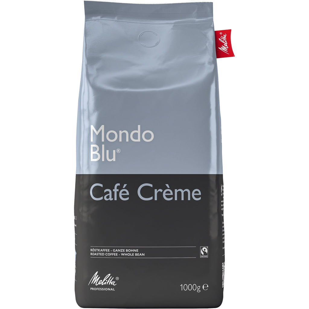 Melitta® - მელიტა - Mondo Blu® Café Crème 1000g - ყავის მარცვალი - 1 კგ.