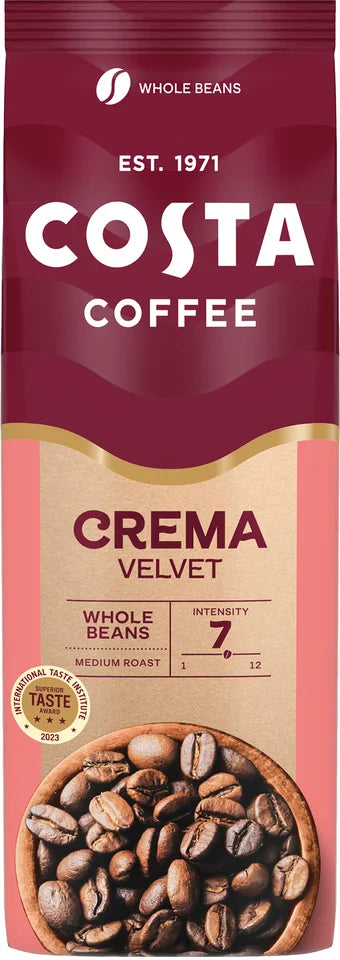 COSTA - CAFFE CREMA VELVET - BEANS 1KG