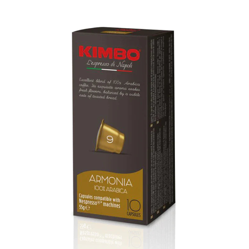 KIMBO - Nespresso - Caffè - ESPRESSO Barista Armonia 100% Arabica - Conf. 10