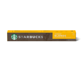 STARBUCKS® BLONDE ESPRESSO® ROAST BY NESPRESSO®Intensity :6