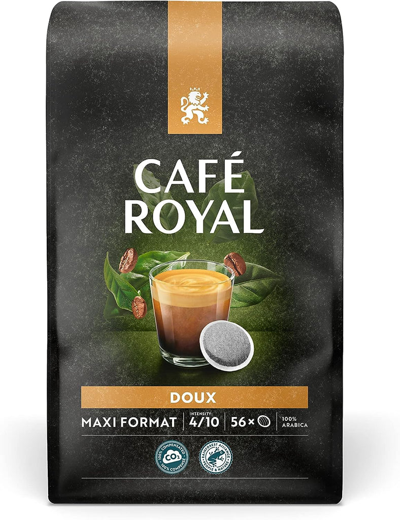 Doux (Mild) - Café Royal 56 pods for Senseo
