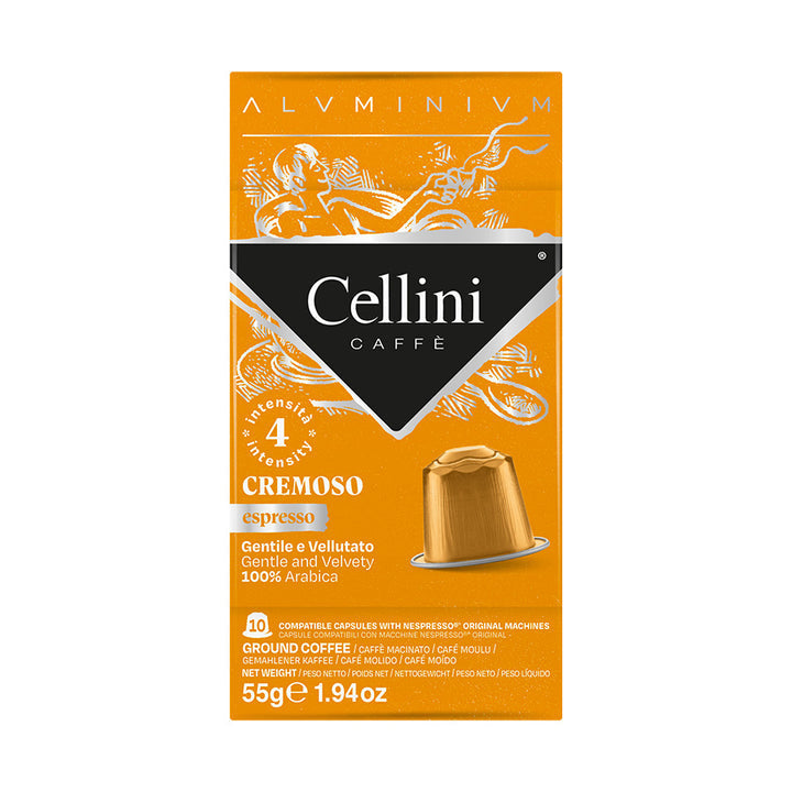 CELLINI Nespresso -  CREMOSO (10Caps Alluminio)