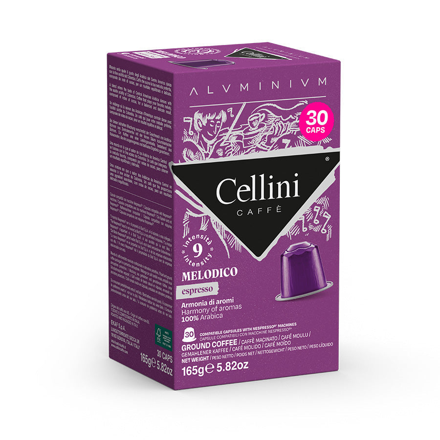 CELLINI Nespresso - MELODICO (30Caps Alluminio)