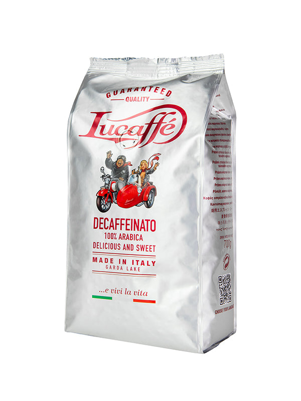 LUCAFFE 700 GR DECAFFEINATO COFFEE BEANS