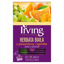 Load image into Gallery viewer, IRVING - WHITE TEA ORANGE &amp; GOOSEBERRY - 20 BAG