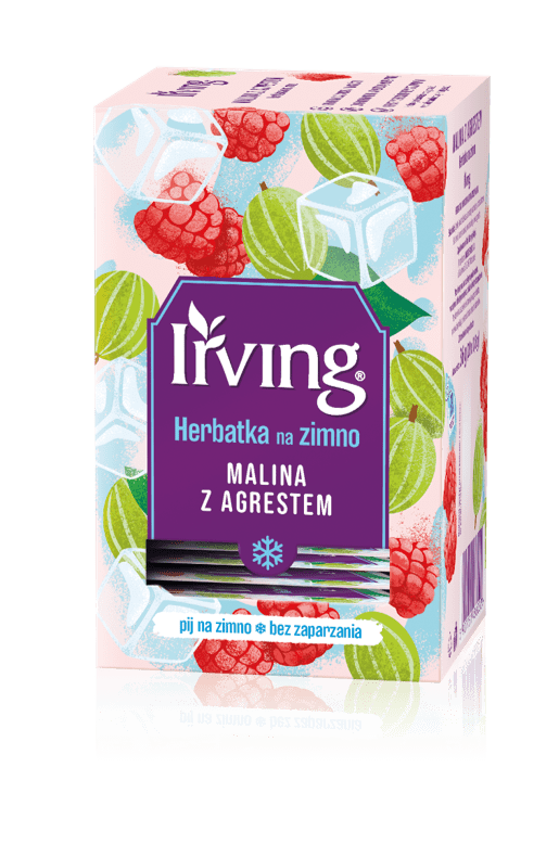 IRVING - COLD BREW TEA RASPBERRY & GOOSEBERRY - 20 BAG
