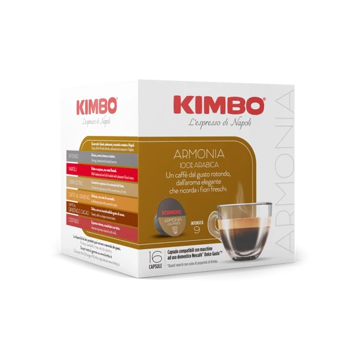 KIMBO - Dolce Gusto - Caffè - Armonia 100% Arabica - Conf. 16