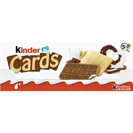 Ferrero Kinder Cards waffle in cookie format
