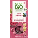 enerBiO Whole raspberries in white chocolate with berry flavor