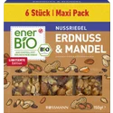 სურათის ჩატვირთვა გალერეის მაყურებელში, enerBiO Nut Bar Peanut &amp; Almond Maxi Pack