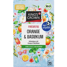 სურათის ჩატვირთვა გალერეის მაყურებელში, Organic Fruit Tea Cold Infusion Orange &amp; Basil
