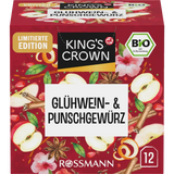 KING'S CROWN Organic mulled wine & punch spice mix (12 bags)