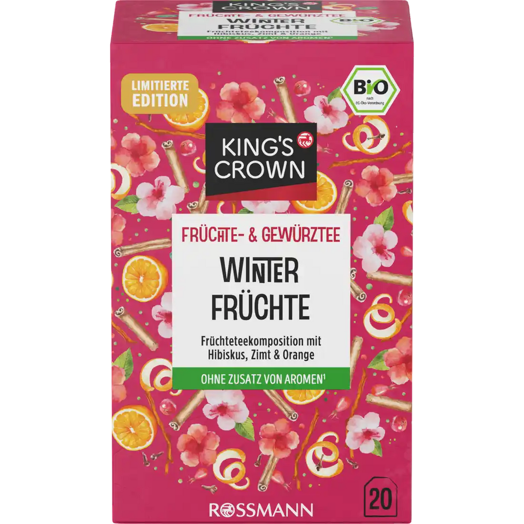 KING'S CROWN Organic Winter Fruits Fruit Tea