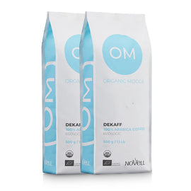 NOVELL ORGANIC Mocca  Dekaff 500gr Beans