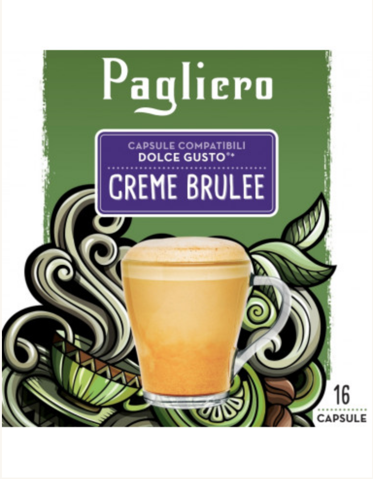 PAGLIERO - Dolce Gusto - Solubile - Creme Brulee - Conf 16