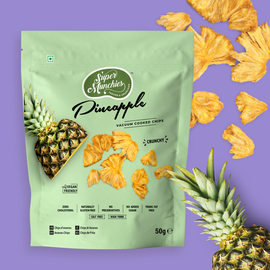 SUPER MUNCHIES 15G PINEAPPLE CHIPS