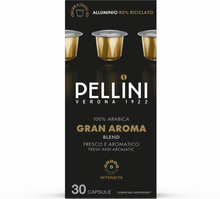 Load image into Gallery viewer, PELLINI GRAN AROMA 30 CAPS ALU