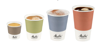 Melitta® - მელიტა - Coffee to go mug 12 oz - ყავის/ჩაის ჭიქა (ერთჯერადი - ორმაგი კედლით)