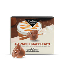 Load image into Gallery viewer, CAPS CELLINI DOLCE GUSTO CARAMEL MACCHIATO 3X10P