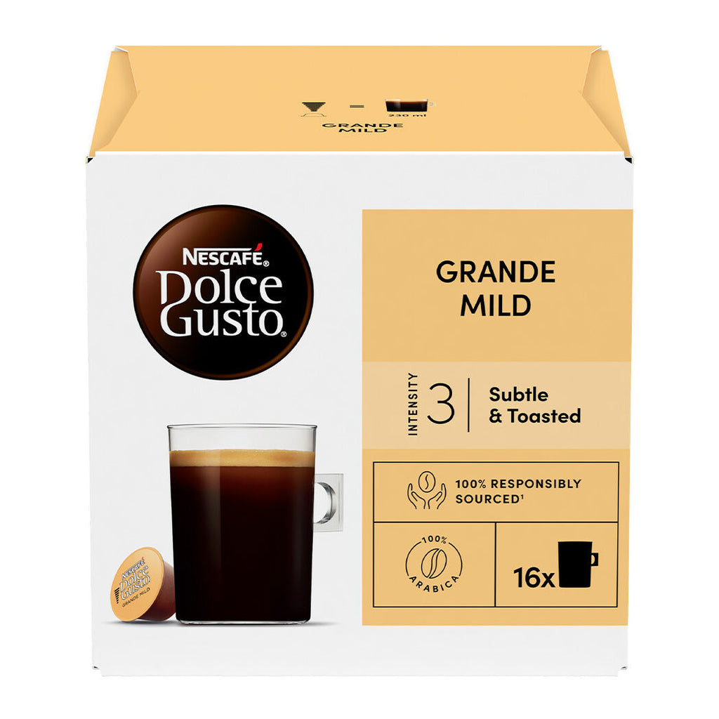 Nescafé Grande Mild 16 pods for Dolce Gusto – - Main Image