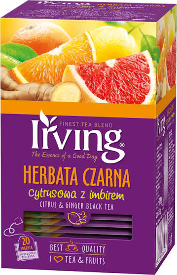 IRVING - BLACK TEA CITRUS & GINGER - 20 BAG