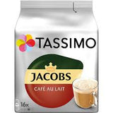 TASSIMO JACOBS CAFE AU LAIT - 16 CAPS