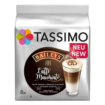 TASSIMO JACOBS 8 CAPS. (264G) BAILEYS LATTE MACCHIATO